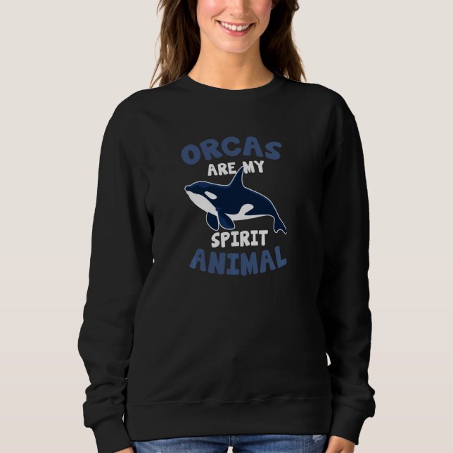 Sweatshirt Baleines Enfants Orques Sont Mon Esprit Animal Orc (Devant)