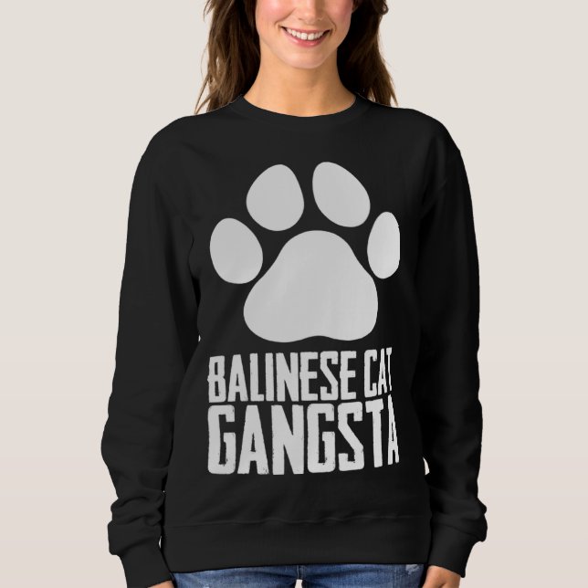 Sweatshirt Balinese Dad  Balinese Mom  Balinese cats  2 (Devant)