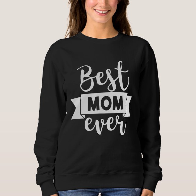 Sweatshirt Ball Maman Fête des Mères Teeball Maman Leopard 2 (Devant)