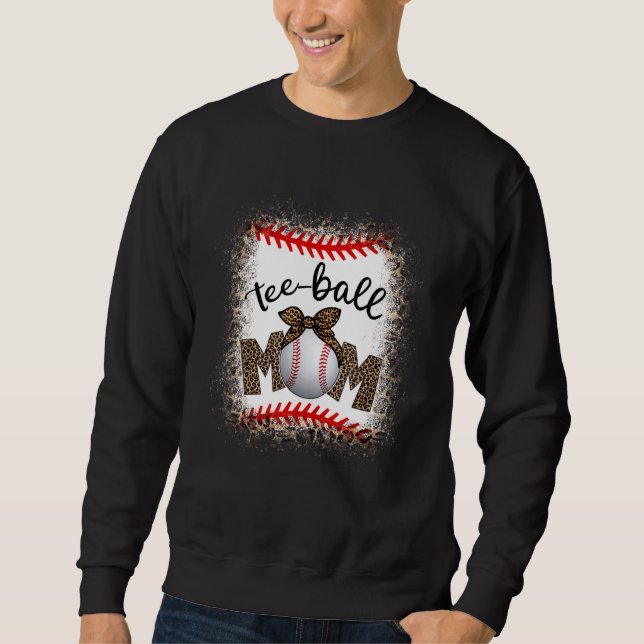 Sweatshirt Ball Maman Fête des Mères Teeball Maman Leopard 4 (Devant)