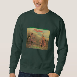 Sweatshirt "Balle à bâton Vintage Choctaw"