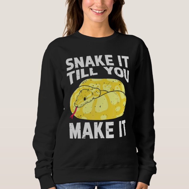 Sweatshirt Balle de Banane Phyton Serpent Jusqu'à Ce Que Vous (Devant)