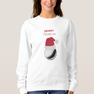 Sweatshirt Balle de golf de Noël Sports Festive