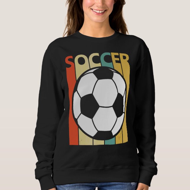 Sweatshirt Balle de soccer vintage (Devant)