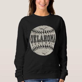 Sweatshirt Balle de softball Oklahoma