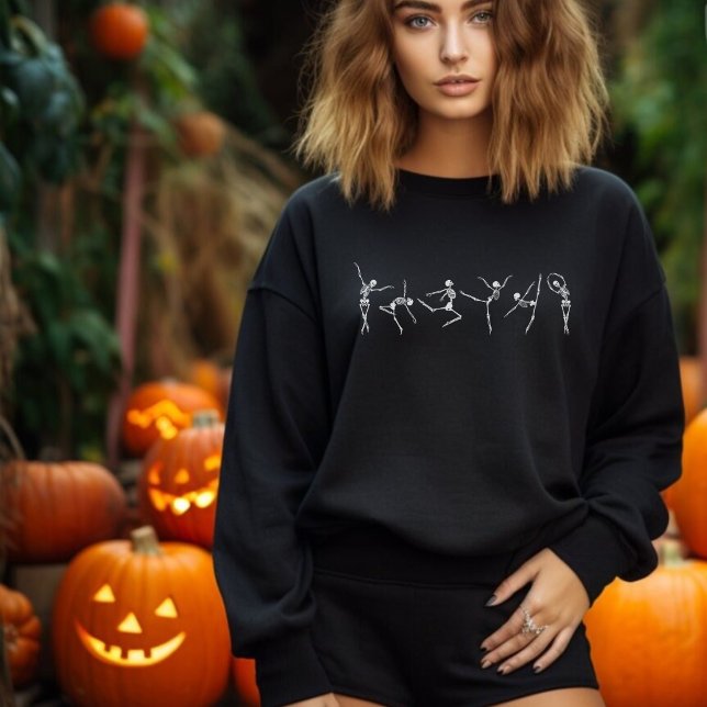 Sweatshirt Ballerine squelette dansant Halloween (Créateur téléchargé)