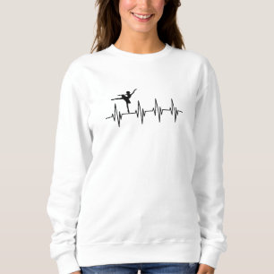 Sweatshirt Ballet Heartbeat Ballerina Dancer Passion