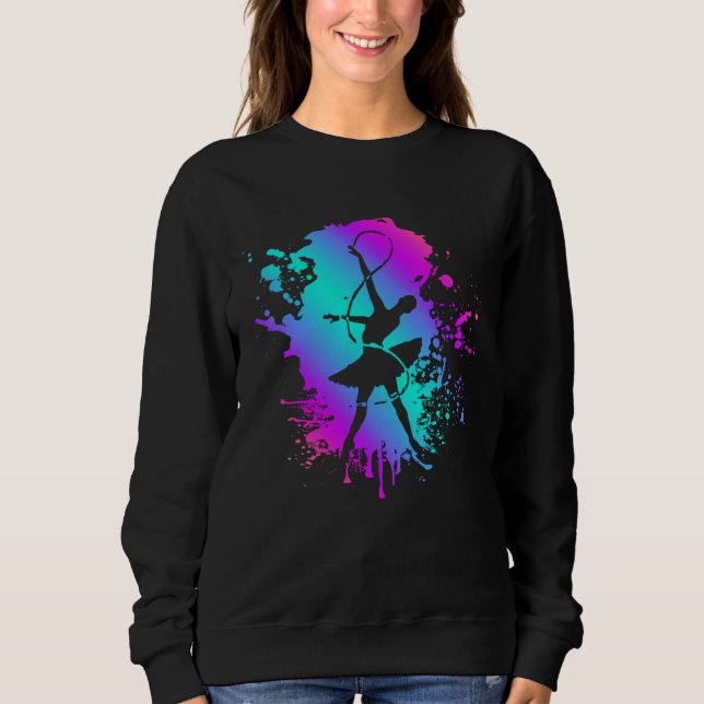 Sweatshirt Ballet Like A Sport Only Harder Girls Ballet Dance (Devant)
