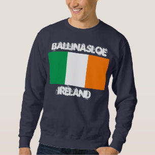 Sweatshirt Ballinasloe, Irlande avec drapeau irlandais