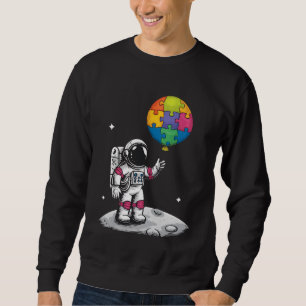 Sweatshirt Ballon d'astronaute autiste Espace Sensibilisation
