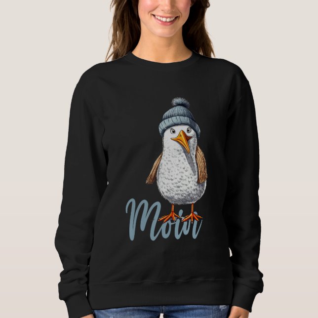 Sweatshirt Baltic Sea North Sea Seagull Sea Sailing Water Bea (Devant)