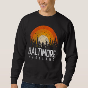 Sweatshirt Baltimore Maryland MD Vintage les années 70 80s 90