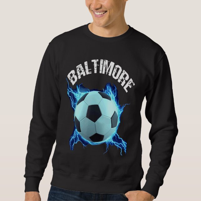 Sweatshirt Baltimore Soccer Retro (Devant)