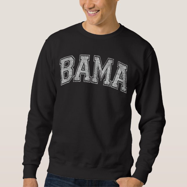 Sweatshirt Bama Style Variété Alabama Pride Drapeau (Devant)