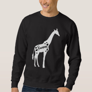 Sweatshirt Bammy Giraffe Grandparents Day Safari Zoo Grandmot