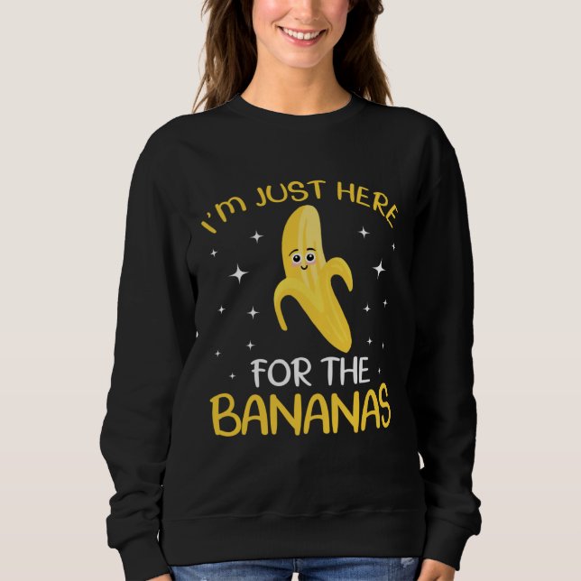 Sweatshirt Banana Apparel Fruit  for A Banana Themed Party  1 (Devant)