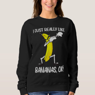 Sweatshirt Banana Art Pour Hommes Femmes Fruit Fruit Smoothie