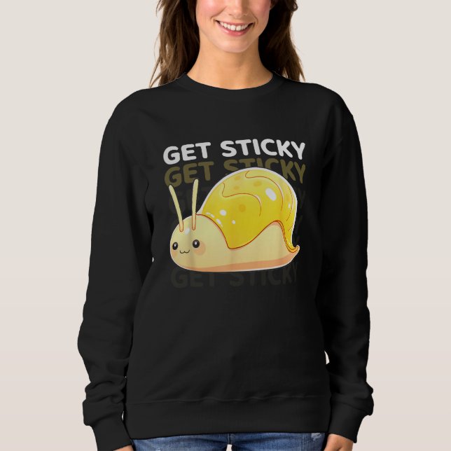 Sweatshirt Banana Slug Collecting Quote for Slug Science 11 (Devant)