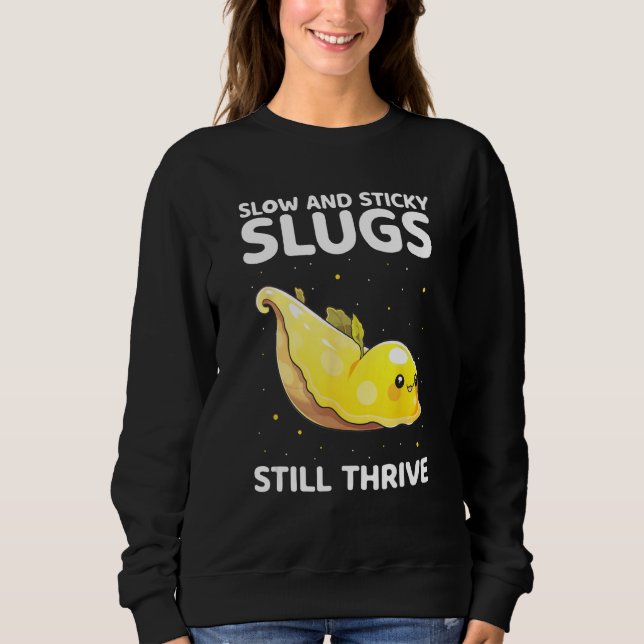 Sweatshirt Banana Slug Collecting Quote for Slug Science 12 (Devant)