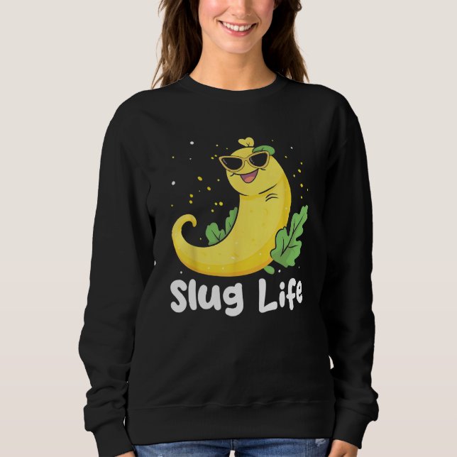 Sweatshirt Banana Snail Catcher Quote for Banana Slug 11 (Devant)