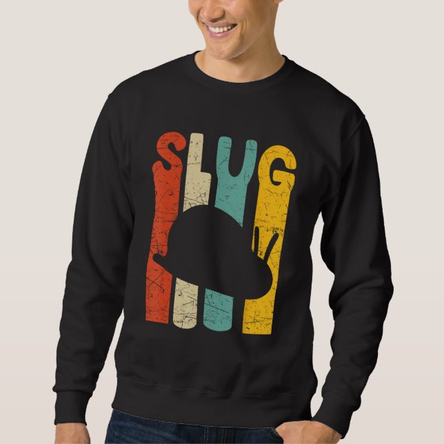 Sweatshirt Banana Snail Quote for Snail Catcher and Snail Cat (Devant)