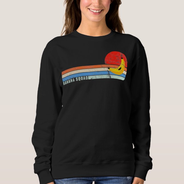 Sweatshirt Banana Squad Cool Summer Banana Vegan Fruit (Devant)