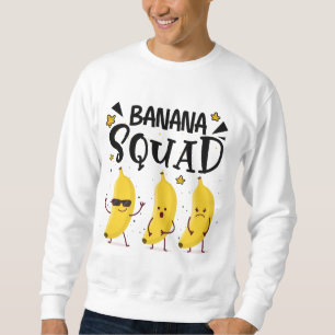 Sweatshirt Banana Squad Été Drôle Amateurs de fruits de banan