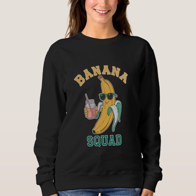 Sweatshirt Banana Squad Fruit mignon (Devant)