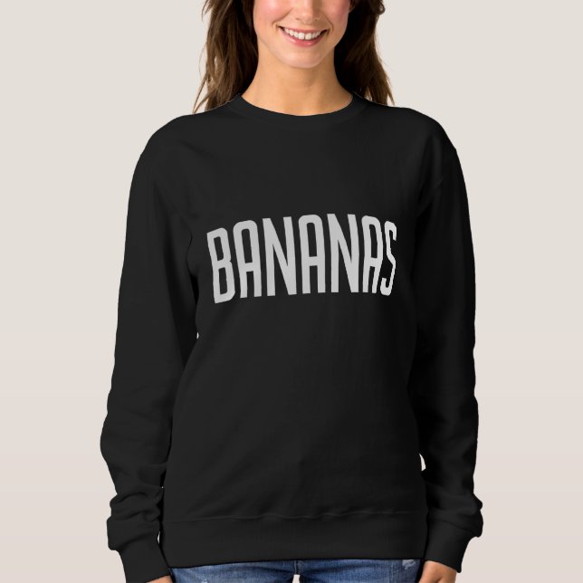 Sweatshirt Bananes En Pajamas Cool Et Simple Teil Fruit (Devant)