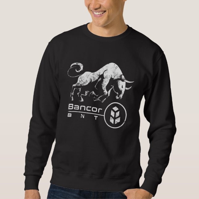 Sweatshirt BANCOR Crypto BULLRUN HODL BNT Token DeFi Rich Mil (Devant)