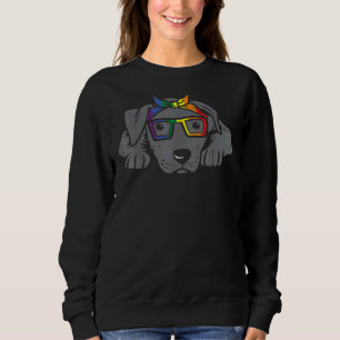 Sweatshirt Bandana Pour Pitbull Chien Gay pride Ally Lover Lg