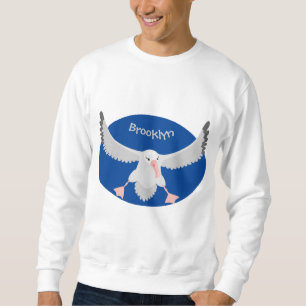 Sweatshirt Bande dessinée de l'oiseau mûre albatros