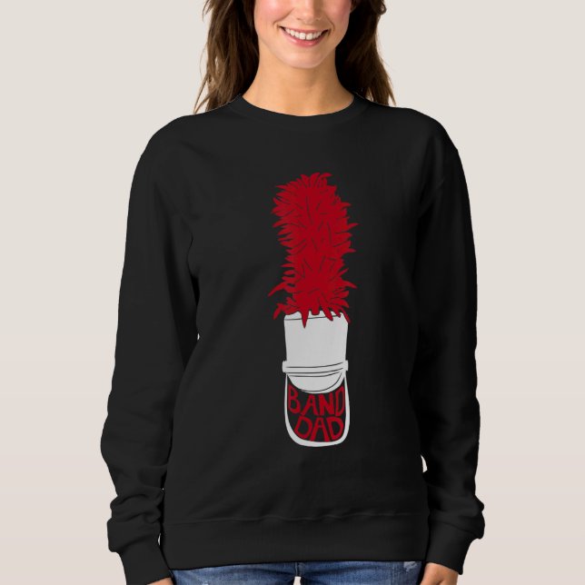 Sweatshirt Bande Papa Marching Bande Casquette Avec Graphique (Devant)