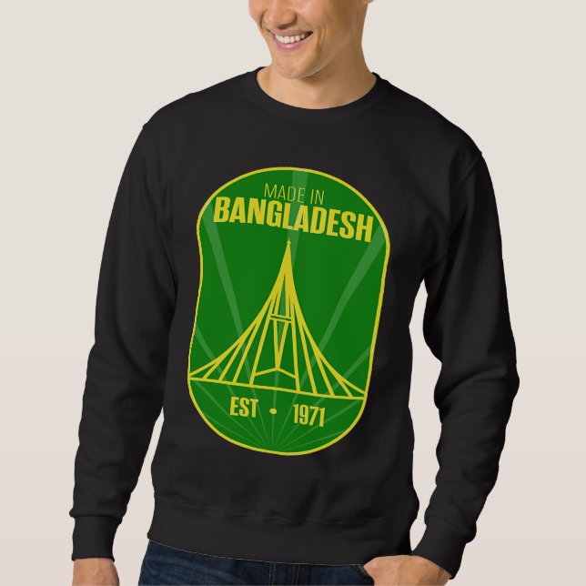 Sweatshirt Bangladesh Bangla Bengali Independence Victory Day (Devant)