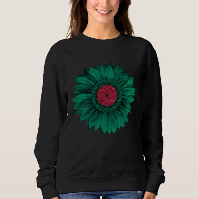 Sweatshirt Bangladesh Flag Sunflower Bangladeshi Roots Proud  (Devant)