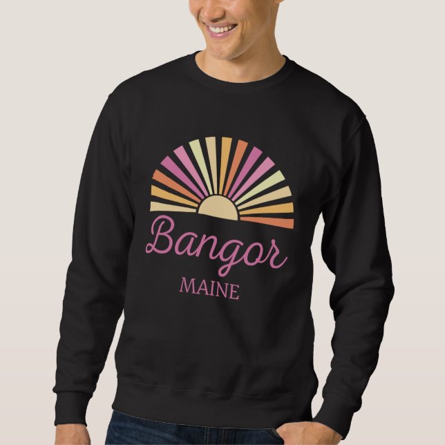 Sweatshirt Bangor Maine Vacation Trip Matching Group (Devant)