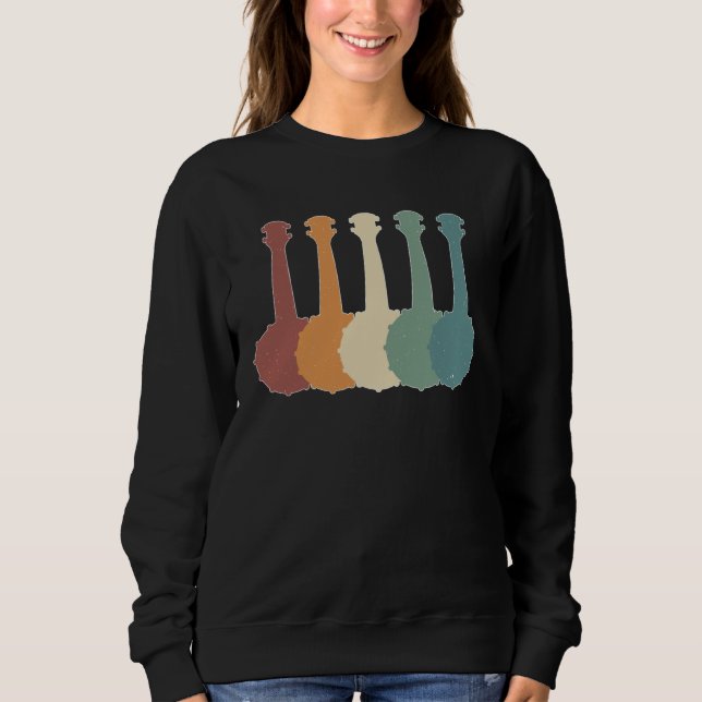 Sweatshirt Banjo Retro Banjo  Banjo Player Banjoist (Devant)