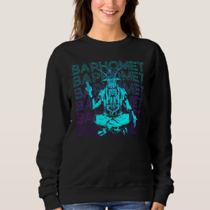Sweatshirt Baphomet Chèvre Occulte Satanic Horned King Baphom