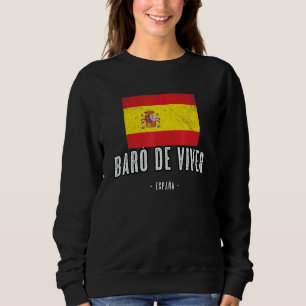 Sweatshirt Bar De Viver Espagne Es Drapeau Ville Bandera Ropa