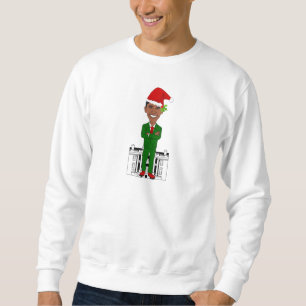 Sweatshirt barack obama santa claus