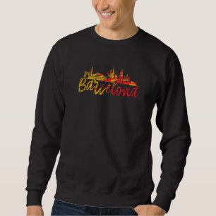 Sweatshirt Barcelone Espagne Barcelone Espagne Barcelone Espa