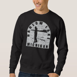 Sweatshirt Barlow lake Ice Fishing Michigan