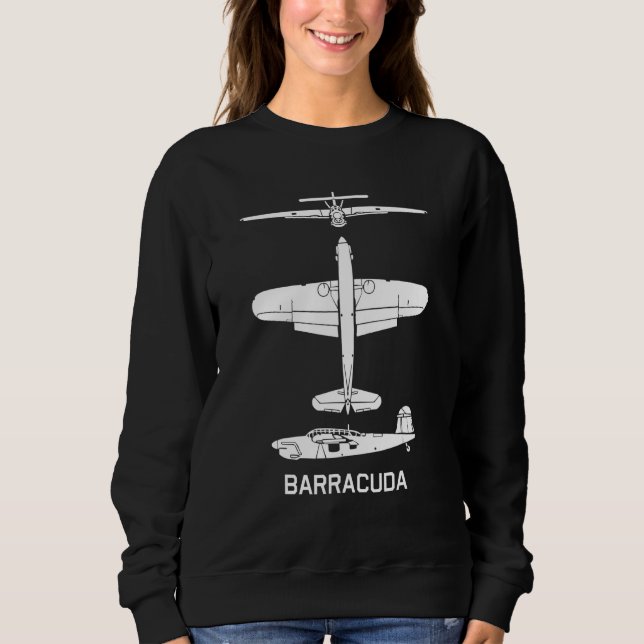 Sweatshirt Barracuda British 2ème guerre mondiale Torpedo Div (Devant)