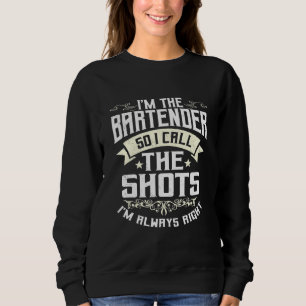 Sweatshirt Bartender Barman Mixologue Bartending Barkeep Bar