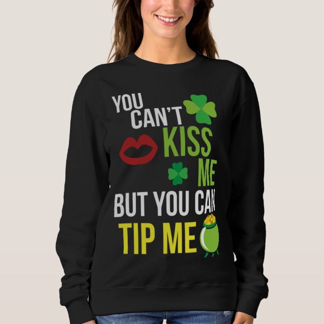 Sweatshirt Bartender  St Patricks Day Waitress Waiter Server (Devant)