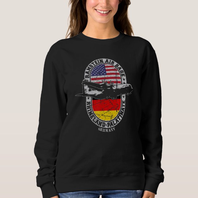 Sweatshirt Base aérienne de Ramstein USAF Rhénanie-Palatinat  (Devant)