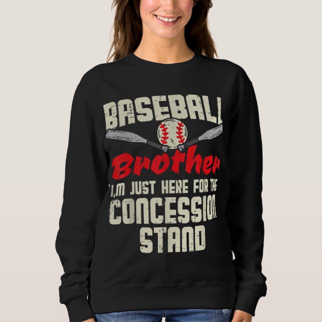 Sweatshirt Base-ball Brother Concession Stand Family Matching (Devant)