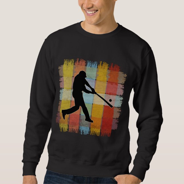 Sweatshirt Base-ball Rétro (Devant)
