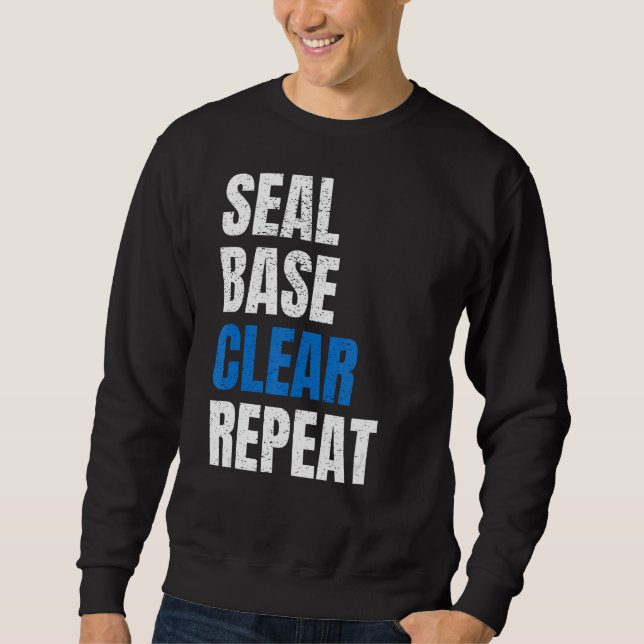 Sweatshirt Base de phoque Effacer Répétition Corps de voiture (Devant)