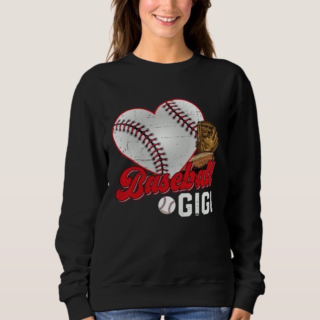 Sweatshirt Baseball Gigi Baseball  Cute Mother s Day Girl Wom (Devant)